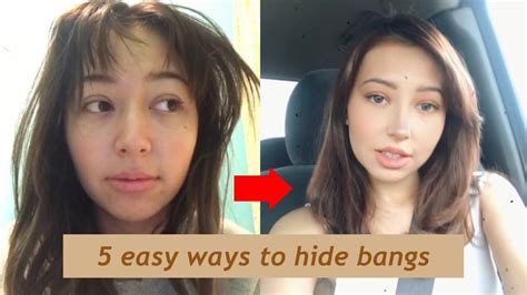How To Hide Bangs Youtube