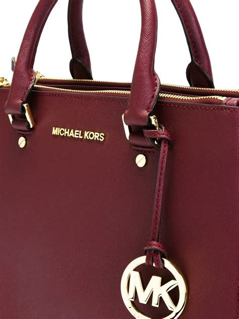 Michael Michael Kors Sutton Tote Bag In Red Lyst