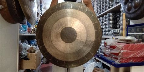 Round Golden Brass Gongs Bronze At Rs 32400piece In New Delhi Id