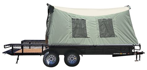 Jumping Jack Trailer Is Both Toy Hauler And Pop Up Camper
