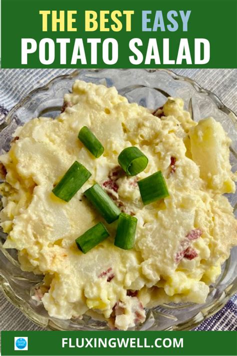 The Best Easy Creamy Potato Salad Recipe Fluxing Well
