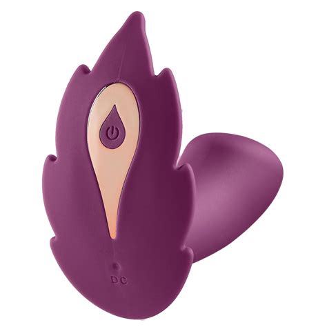 Cloud 9 Health And Wellness Wireless Remote Control Panty Leaf Vibe Plum