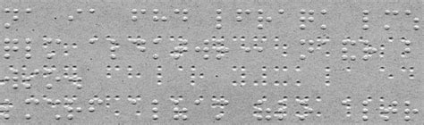 Scanned Image Of A Braille Print Download Scientific Diagram