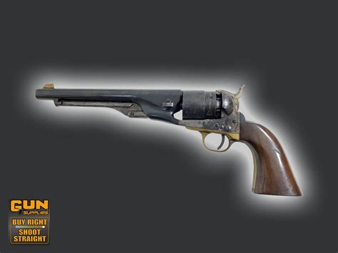Used Uberti 1860 Army Black Powder Revolver 36 Cal