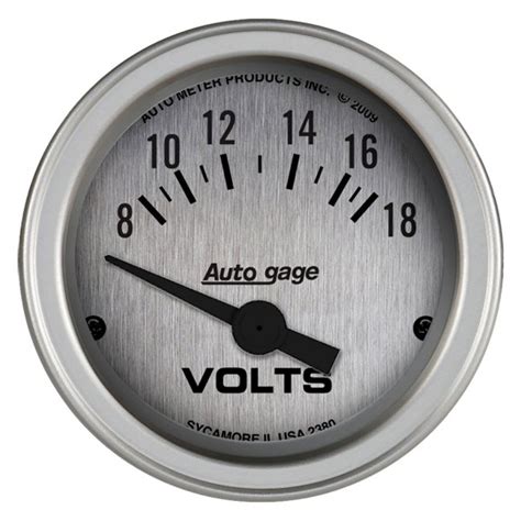 Auto Meter 2380 Auto Gage Series 2 116 Voltmeter Gauge 8 18v