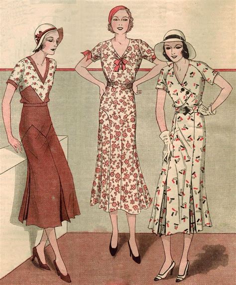 Pin By 1930s1940s Womens Fashion On 1930s Dresses 1 Vintage Fashion