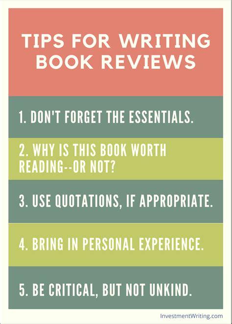 Tips For Writing Book Reviews Susan Weiners Blog On Investment Writing