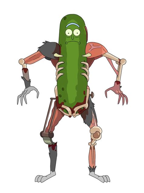 How To Draw Pickle Rick At How To Draw