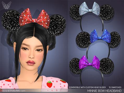 The Sims Resource Minnie Bow Headband