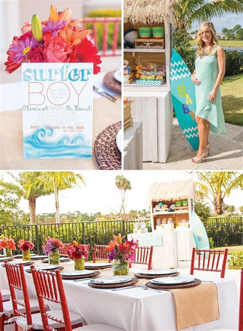 An ebook in a baby shower books make the best gifts for baby showers, whether you're gifting a board book instead of a card or. "There's a Baby on Board!" Surfing Themed Baby Shower ...