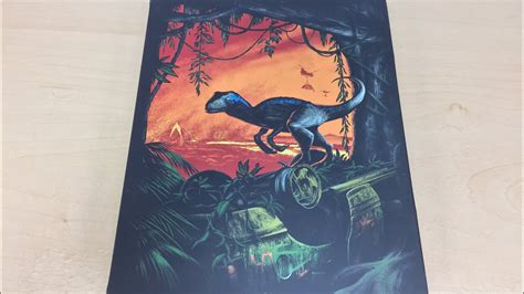 Jurassic World 5 Movie Collection 4k Ultra Hd Blu Ray Steelbook Unboxing Youtube