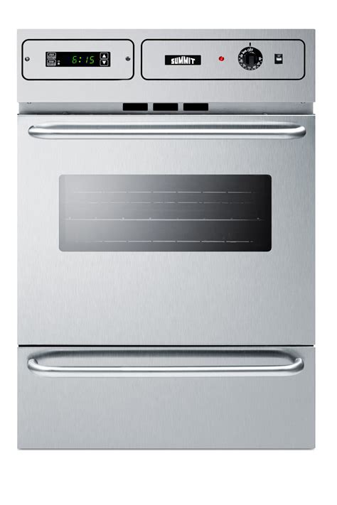 Summit Appliance 24 292 Cubic Feet Stainless Steel Gas Wall Oven