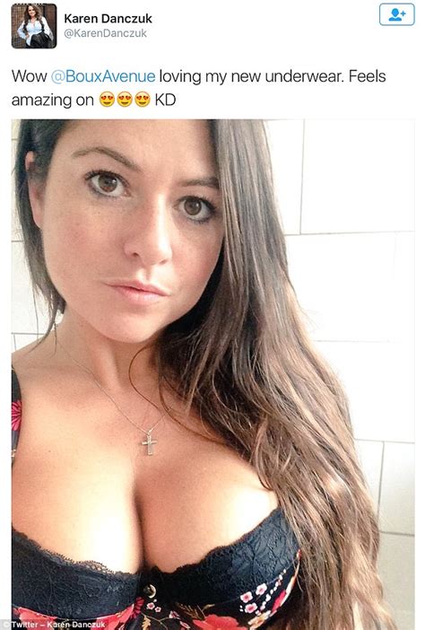 Karen Danczuk Posts Very Revealing Lingerie Selfies From Her Bed