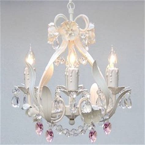 The bedroom is a personal and private space, so you want to make sure your bedroom lighting matches your tastes and preferences. WHITE IRON CRYSTAL FLOWER CHANDELIER LIGHTING W/ PINK ...