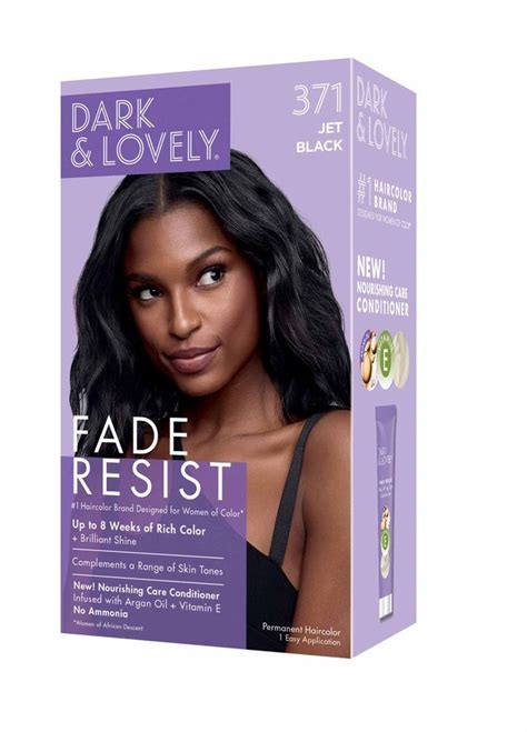 Dark And Lovely Fade Resistant Rich Conditioning Hair Color Jet Black