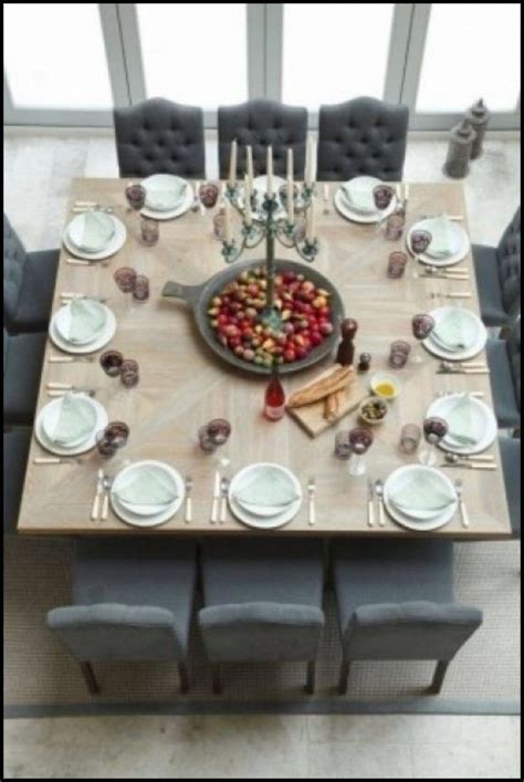 Shop our best selection of kitchen & dining room tables for 8, 10 and 12 to reflect your style and inspire your home. Dining Room:12 Seat Square Dining Table 12 Seat Square ...