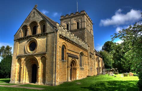 The Norman Church St Mary The Virgin In Iffley Oxford England