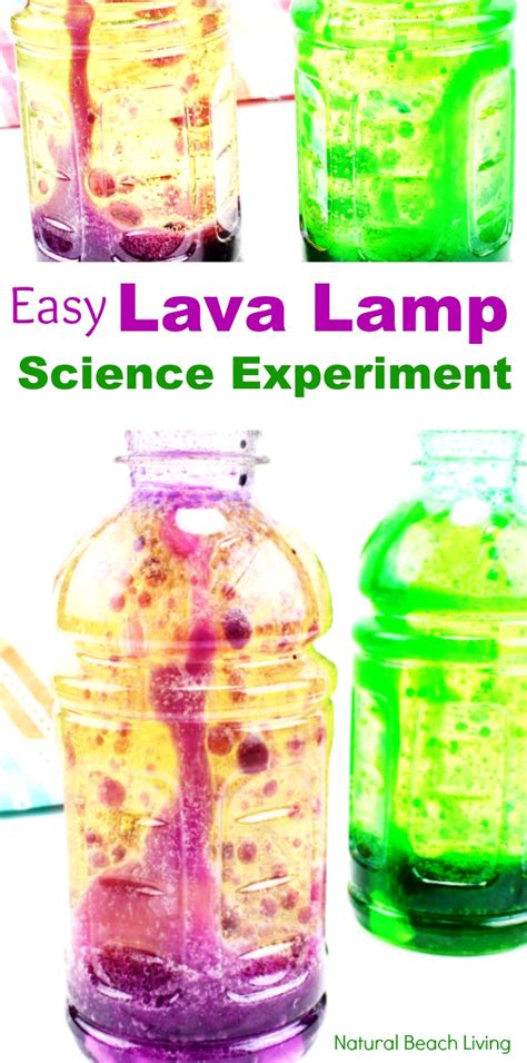 Lava Lamp Science Project How To Make A Lava Lamp Natural Beach