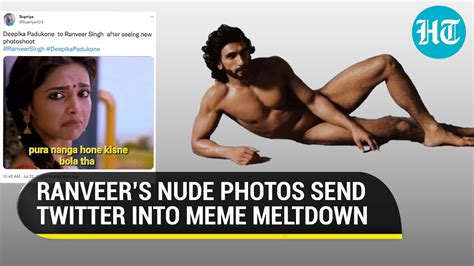 Ranveer Singh S Nude Photo Shoot Sets Internet On Fire Triggers My