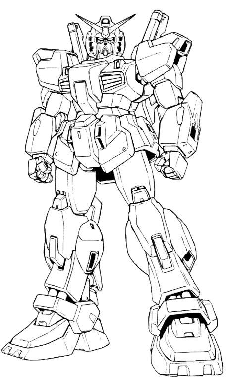 Sd Gundam Coloring Pages Sketch Coloring Page