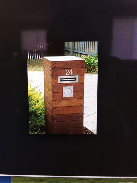 Wooden Letterbox Letter Box Letter Box Design Hamptons House Exterior