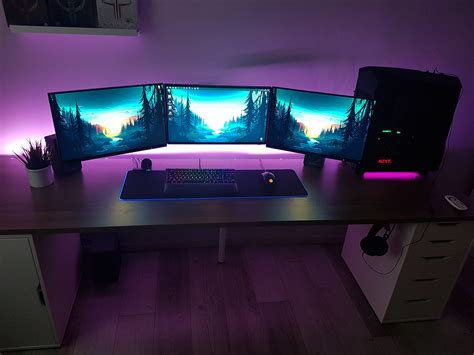 One More Ikea Desk Gaming Setup 2019 Rbattlestations