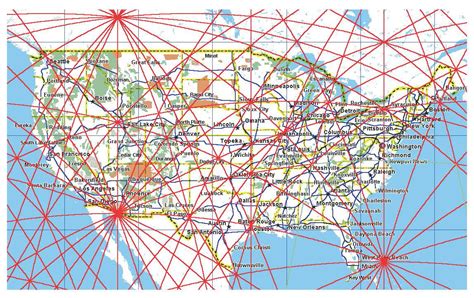 Ley Lines Map New York State Images And Photos Finder
