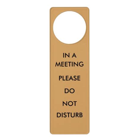 Do Not Disturb Door Hanger Au