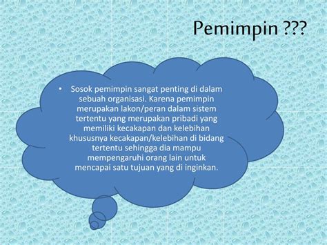 Direktur eksekutif indonesia packaging federation (ipf) henky wibawa mengatakan masalah utama sampah plastik di indonesia adalah pengelolaan yang belum terpadu. PPT - KEPEMIMPINAN PowerPoint Presentation, free download ...