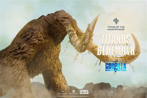 Titanus Behemoth New Titans Of The Monsterverse Statue By Sprial