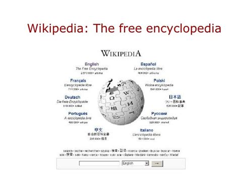 Wikipedia The Free Encyclopedia