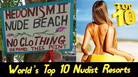 Top 10 World Nude Resorts Youtube