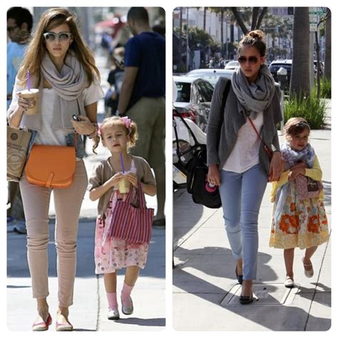 Jessica Alba And Her Daughter Have Such Cute Mommy N Me Style Mommy Outfits My Style Jessica