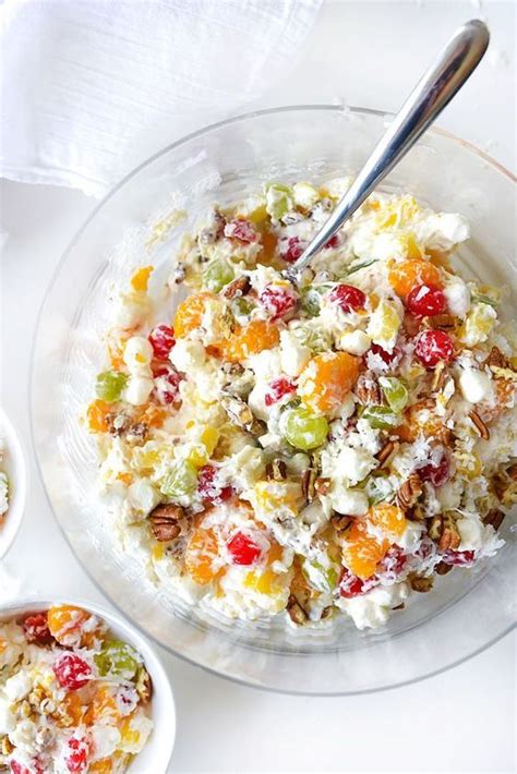 Another ideas is to change it to a fruit pizza and use the golden crust for virtue. This fruit salad is one of my favorite family holiday recipes because nobody can pass up it's t ...