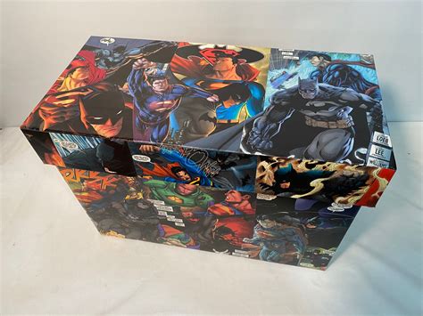 Superman Decoupage Comic Book Storage Box Etsy