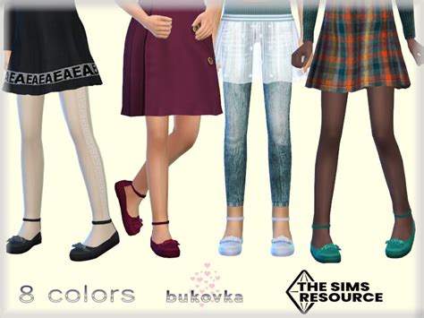 Sims 4 Shoes Child By Bukovka At Tsr The Sims Game