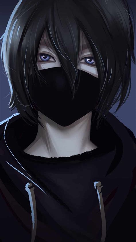 Download Dark Mask Anime Boy Wallpaper Posted By Samantha Cunningham
