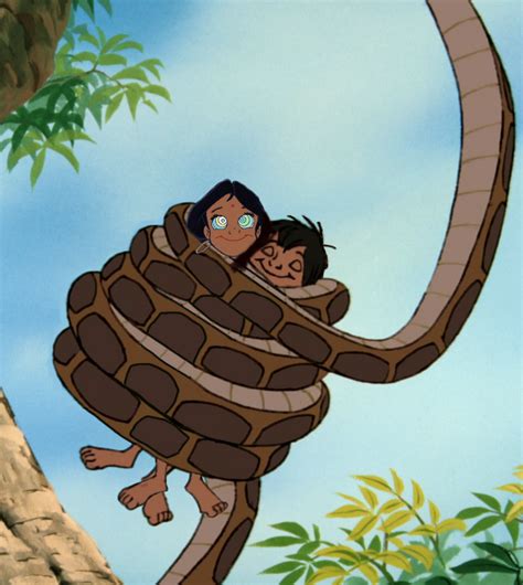 Mowgli And Shanti Sleeping In Kaas Coils 2 By Swedishhero94 On Deviantart