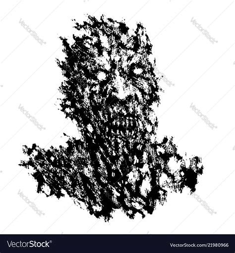 Angry Demon Concept Royalty Free Vector Image Vectorstock