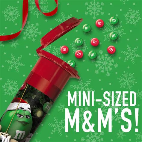 Mandms Minis Milk Chocolate Candy Holiday Mega Tube Shop Candy At H E B