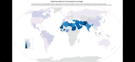 global prevalence of consanguine marriage incest map data r indiaspeaks