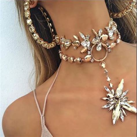 New Fashion Necklace Collar Luxury Pendant Choker Statement Choker Necklace Maxi Jewelry Fashion