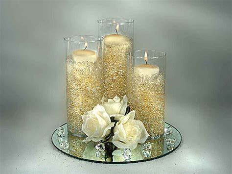 40 Diy Floating Candles Crafts Ideas 11 Gold Wedding Centerpieces