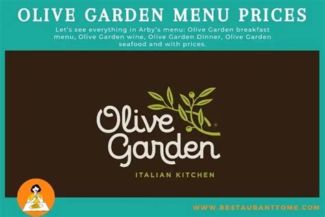 Olive Garden Menu With Prices Updated February 2023