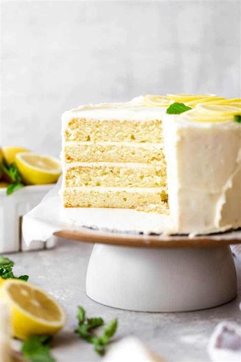 The Best Lemon Layer Cake Recipe Lemon Layer Cakes Lemon Cake