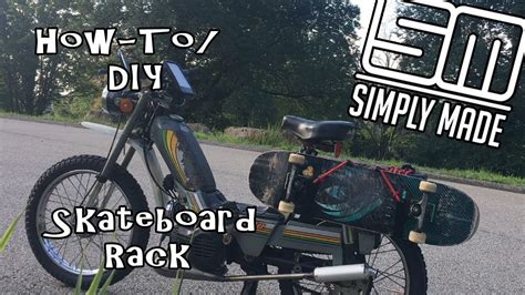 Motorbike Skateboard Rack How To Youtube