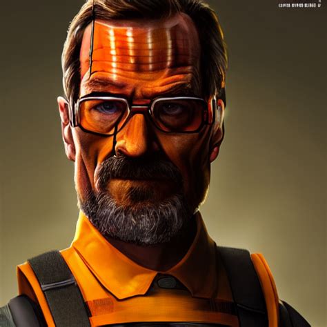 Prompthunt Bryan Cranston Dressed Up As Gordon Freeman For Half Life Movie Film Still 4k