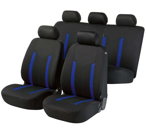 Dacia Duster Coprisedili Set Completo Nero Blu Coprisediliauto24it