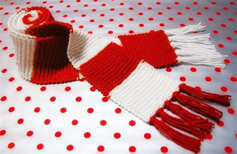 Knitterella Most Of The Time I Knit Candy Cane Scarf