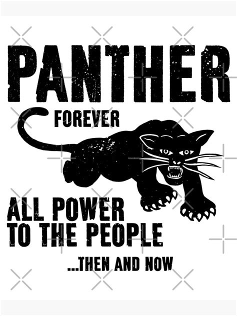 Póster Partido De La Pantera Negra Todo El Poder Para El Pueblo